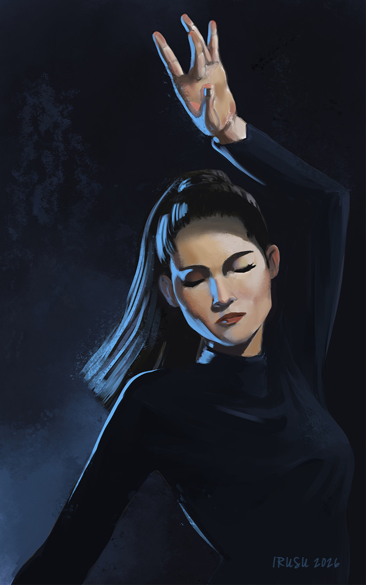 Moving Meditation. La'an Noonien Singh from Star Trek: Strange New Worlds