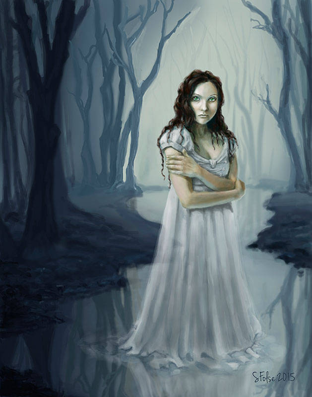 Rusalka. Original. Digital painting.